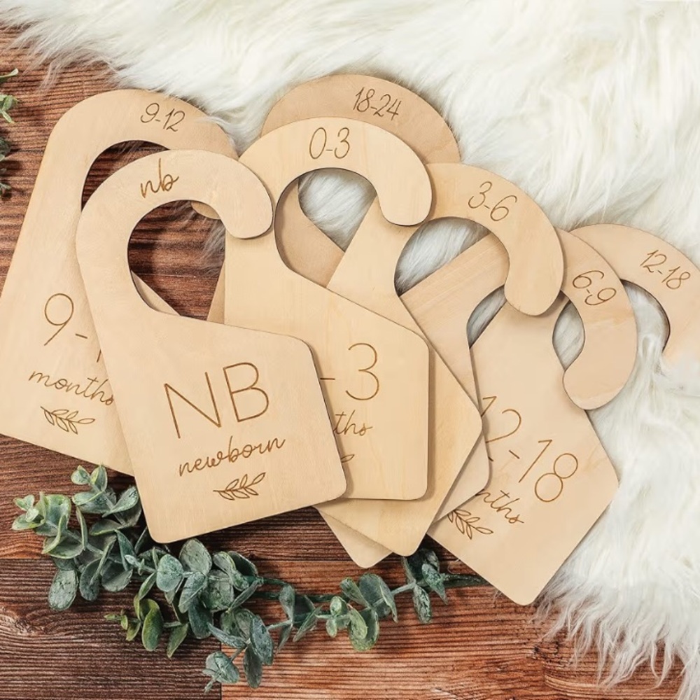 Wooden Baby Closet Dividers NB-24 Months
